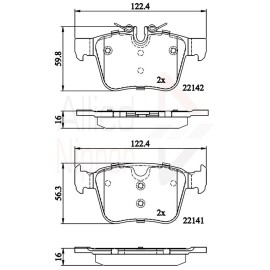 ΣΕΤ ΔΙΣΚΟΦΡΕΝΑ  ΟΠΙΣΘ. LAND-ROVER -VOLVO -JAGUAR