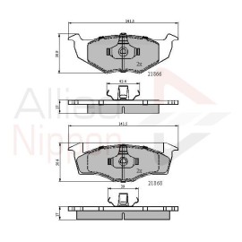 ΣΕΤ ΔΙΣΚΟΦΡΕΝΑ ΕΜΠΡ. SEAT-VW