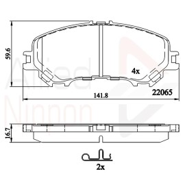 ΣΕΤ ΔΙΣΚΟΦΡΕΝΑ ΕΜΠΡ.NISSAN