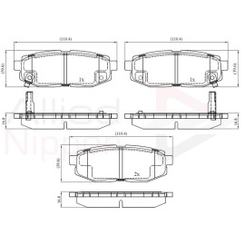 ΣΕΤ ΔΙΣΚΟΦΡΕΝΑ ΟΠΙΣΘ. SUBARU - TOYOTA