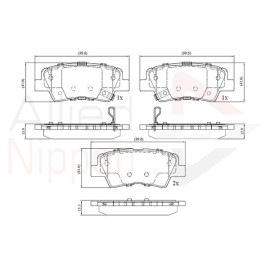 ΣΕΤ ΔΙΣΚΟΦΡΕΝΑ ΟΠΙΣΘ. HYUNDAI - ΚΙΑ