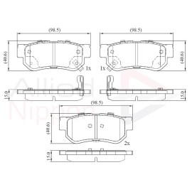 ΣΕΤ ΔΙΣΚΟΦΡΕΝΑ ΟΠΙΣΘ. HYUNDAI-KIA