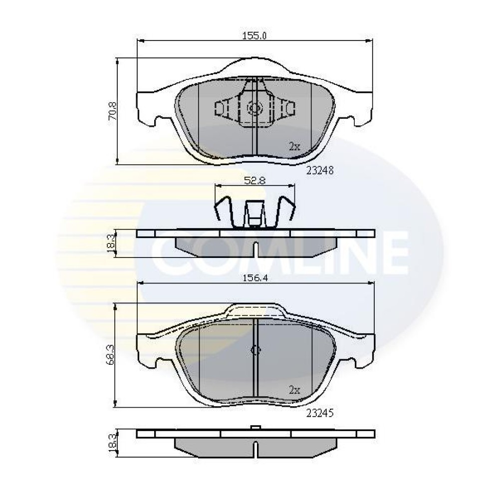 ΣΕΤ ΔΙΣΚΟΦΡΕΝΑ ΕΜΠΡ. RENAULT