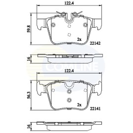 ΣΕΤ ΔΙΣΚΟΦΡΕΝΑ  ΕΜΠΡ.  LAND-ROVER - JAGUAR