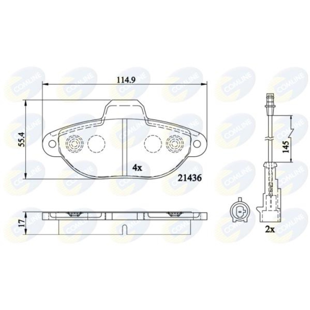 ΣΕΤ ΔΙΣΚΟΦΡΕΝΑ ΕΜΠΡ. FIAT -  FORD