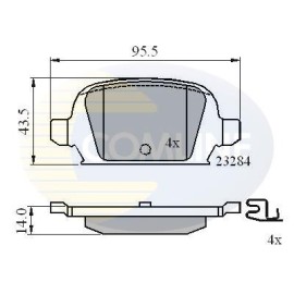 ΣΕΤ ΔΙΣΚΟΦΡΕΝΑ ΟΠΙΣΘ. OPEL