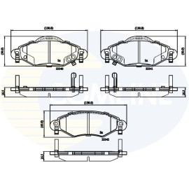ΣΕΤ ΔΙΣΚΟΦΡΕΝΑ ΕΜΠΡ. TOYOTA