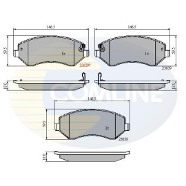 ΣΕΤ ΔΙΣΚΟΦΡΕΝΑ ΕΜΠΡ. CHRYSLER-JEEP