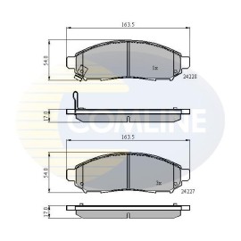 ΣΕΤ ΔΙΣΚΟΦΡΕΝΑ ΕΜΠΡ. NISSAN