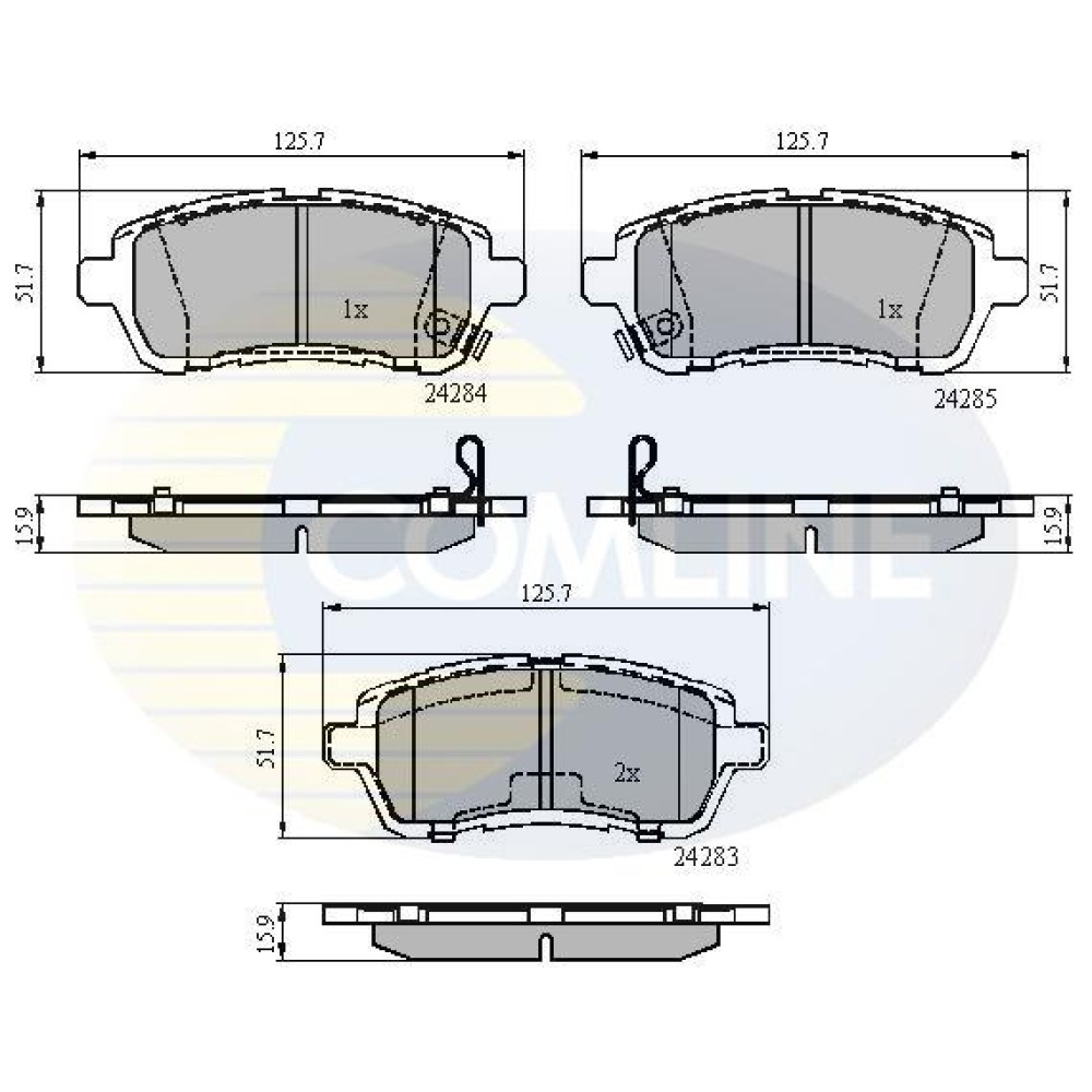 ΣΕΤ ΔΙΣΚΟΦΡΕΝΑ ΕΜΠΡ. SUZUKI-MAZDA-DAIHATSU