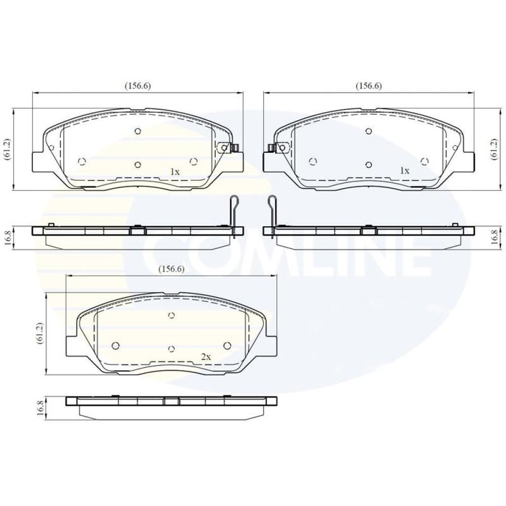 ΣΕΤ ΔΙΣΚΟΦΡΕΝΑ ΕΜΠΡ. HYUNDAI-KIA