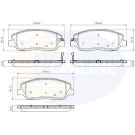 ΣΕΤ ΔΙΣΚΟΦΡΕΝΑ ΕΜΠΡ. HYUNDAI-KIA