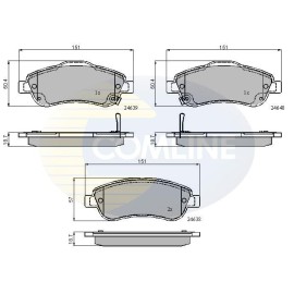 ΣΕΤ ΔΙΣΚΟΦΡΕΝΑ ΕΜΠΡ. HONDA