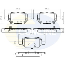 ΣΕΤ ΔΙΣΚΟΦΡΕΝΑ ΟΠΙΣΘ. OPEL