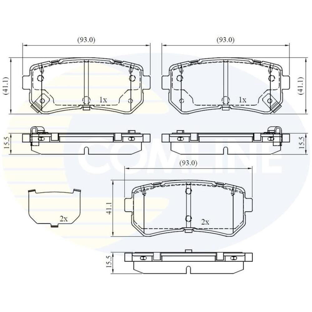 ΣΕΤ ΔΙΣΚΟΦΡΕΝΑ ΟΠΙΣΘ. HYUNDAI - KIA