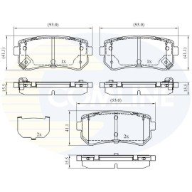 ΣΕΤ ΔΙΣΚΟΦΡΕΝΑ ΟΠΙΣΘ. HYUNDAI - KIA