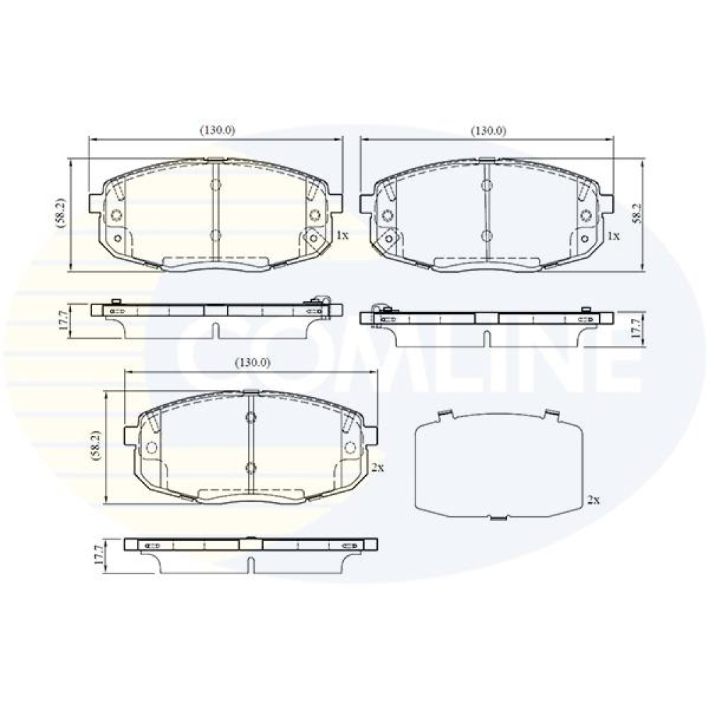 ΣΕΤ ΔΙΣΚΟΦΡΕΝΑ ΕΜΠΡΟΣΘ. HYUNDAI