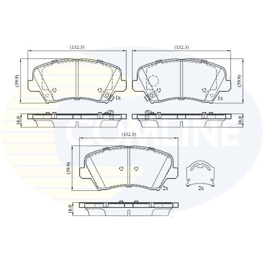 ΣΕΤ ΔΙΣΚΟΦΡΕΝΑ ΕΜΠΡΟΣΘ. HYUNDAI - KIA
