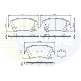ΣΕΤ ΔΙΣΚΟΦΡΕΝΑ ΕΜΠΡΟΣΘ. HYUNDAI - KIA