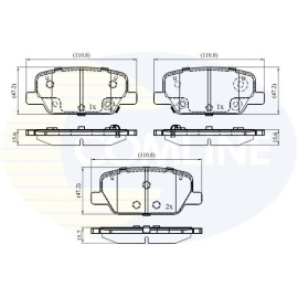 ΣΕΤ ΔΙΣΚΟΦΡΕΝΑ ΟΠΙΣΘ. HYUNDAI
