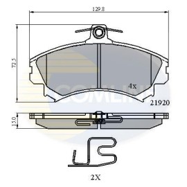 ΣΕΤ ΔΙΣΚΟΦΡΕΝΑ ΕΜΠΡ. MITSUBISHI