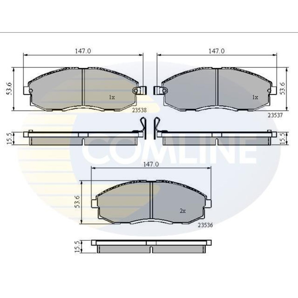ΣΕΤ ΔΙΣΚΟΦΡΕΝΑ ΕΜΠΡ. HYUNDAI