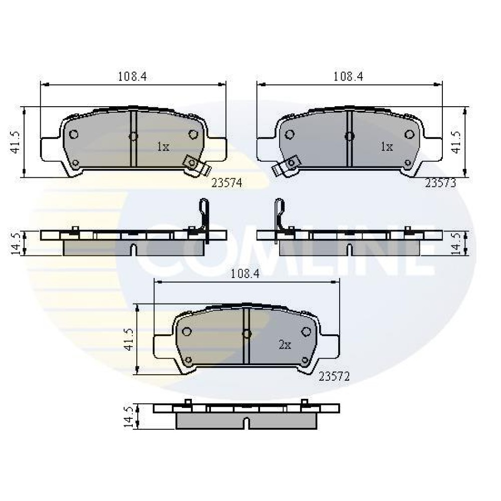 ΣΕΤ ΔΙΣΚΟΦΡΕΝΑ ΟΠΙΣΘ. SUBARU
