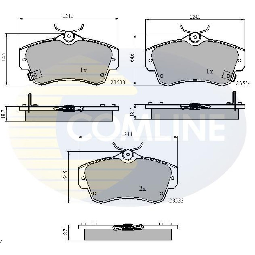 ΣΕΤ ΔΙΣΚΟΦΡΕΝΑ ΕΜΠΡ. CHRYSLER